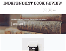 Tablet Screenshot of independentbookreview.com